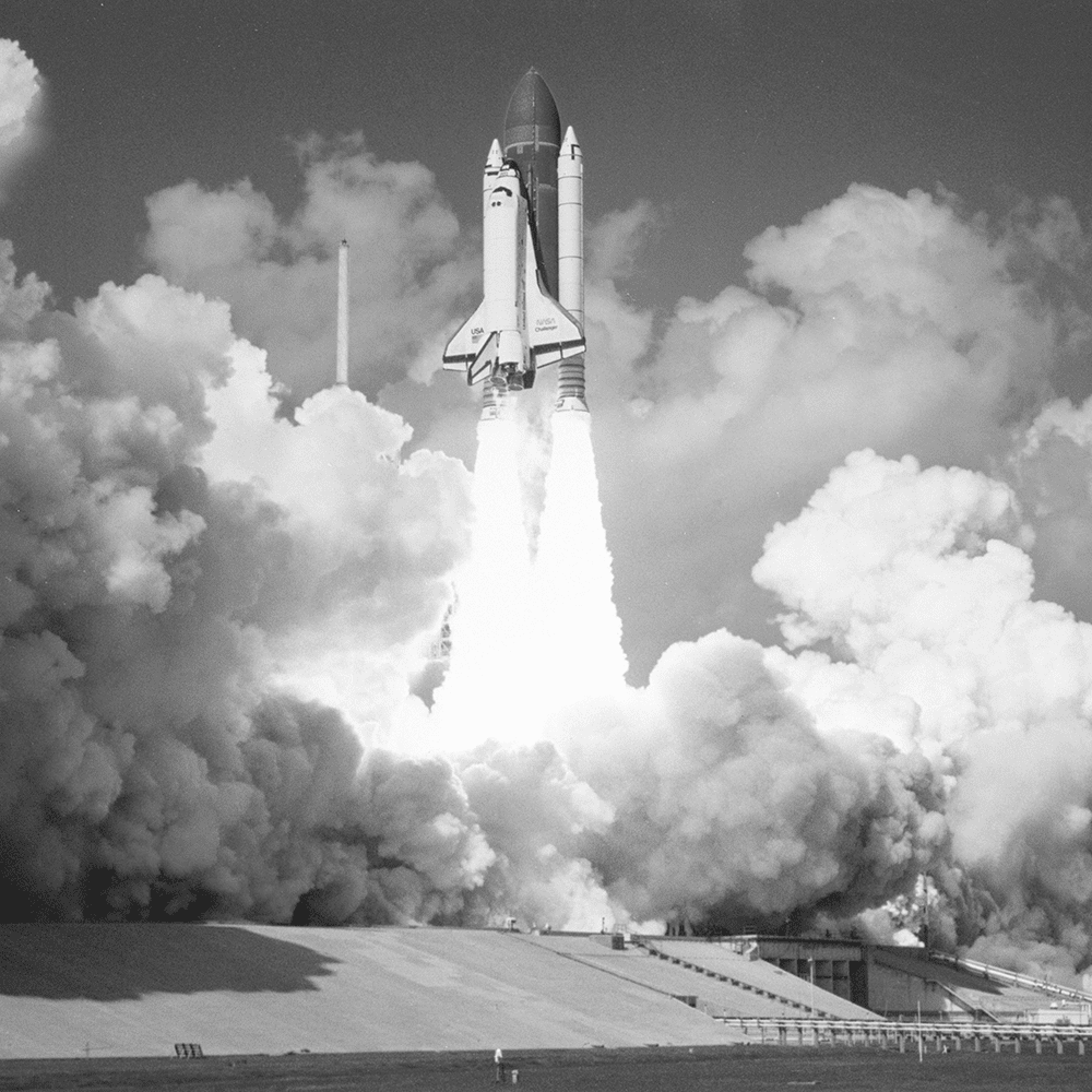 space rocket representing site speed optimization