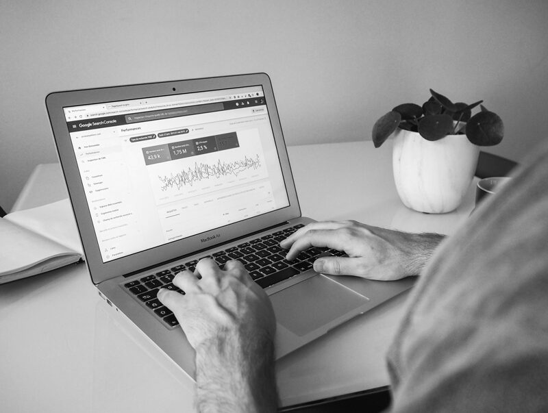 man performing seo services in charlotte nc