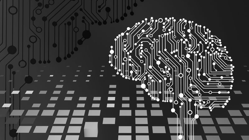 abstract human brain representing ai web design in charlotte nc